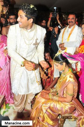 Allu Arjun Marriage Pics