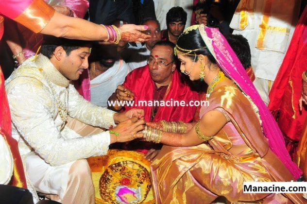 Allu Arjun Marriage Pics